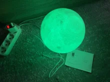 Desk-Lamp Night-Light Bedside Table 3d-Print Timeable Dropship Moon LED