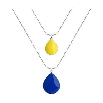 

Necklace Sokolov from silver with enamel, fashion jewelry, 925, women's/men's, male/female, women's male