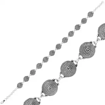 

Merve Silver Filigree Lady Bracelet