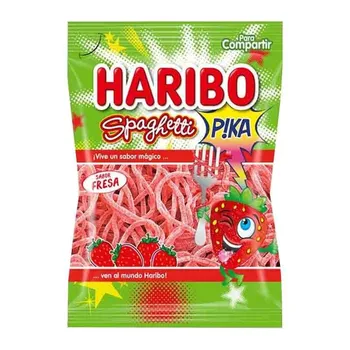 

Spaghetti Pika Haribo 75g strawberry flavored