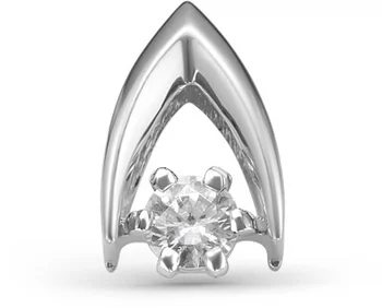 

Diamond Union pendant with 1 white gold diamond