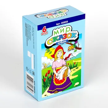 

Cubes "world of fairy tale-6" (without glue) 6 PCs.