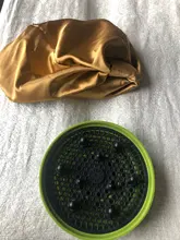 Cubierta de Gel de sílice para secador de pelo, accesorio plegable resistente a altas temperaturas, herramientas de salón de peluquería