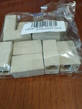 Cable-Extender-Connector Coupler-Plug-Adapter Network Internet-Tools LAN RJ45 10pcs Alloy