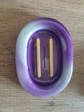 Caja de jabón hecha a mano, bandeja jabonera de silicona, molde de fundición de resina epoxi, soportes para vajilla, bandeja de jabón de resina, 1 ud.