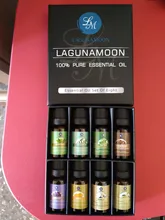 Difusor de aceites esenciales puros Ylang, Sándalo, Lavanda, Vainilla, eucalipto, envío desde ES/FR/RU LAGUNAMOON, 8 Uds.