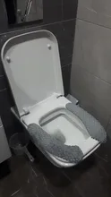 Closestool-Mat Seat-Case Bathroom-Accessories Toilet Universal Soft Lid-Cover WC Washable