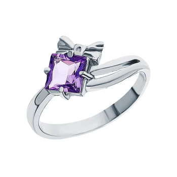 

Silver ring with Garnet sunlight sample 925