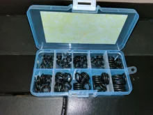 Grosor 1,5/2/2,5/3/1,8/2,65mm O anillos de goma O sello de anillo NBR de O-anillos de nitrilo lavadora o-anillo surtido conjunto Kit de caja