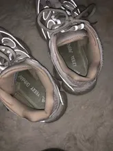 Xpay-Zapatillas De correr Air 350 para Mujer, Zapatos transpirables De ratón del desierto 500 YY 700, sombra De sal, visión suave, color blanco y negro