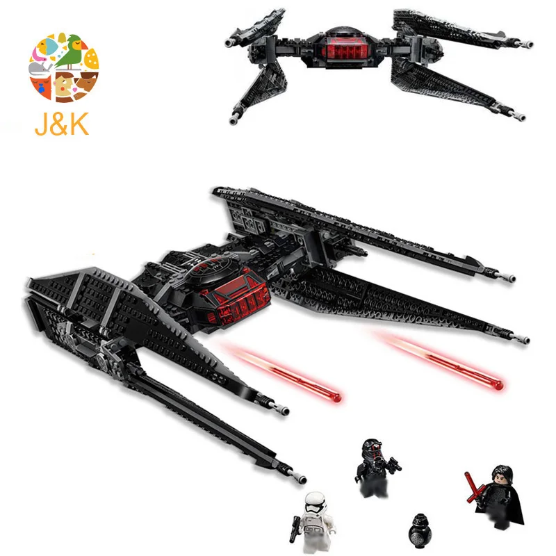 

75179 Star Series Wars 705pcs The Kylo Ren's TIE Fighter Model Toy For Children Christmas gifts