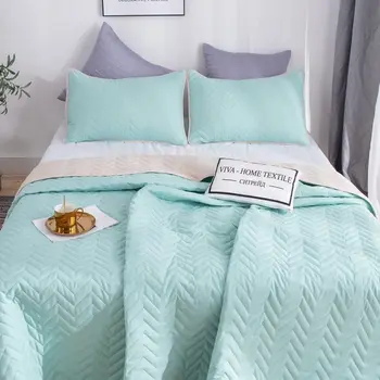 

Bedspread plain two-sided and one pillowcase odp004