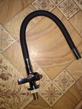 Kitchen Faucet Rozin Flexible Deck-Mount One-Hole-Tap Single-Handle Direction-Rotating