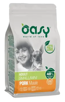 

Oasy dry dog OAP Adult Small for dogs with свининой-2, 5 kg x 1 pc