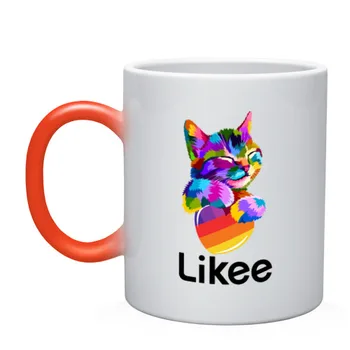 

Mug chameleon likee (like video)