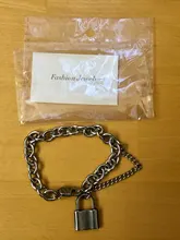 Salircon-pulsera con colgante de acero inoxidable para hombre y mujer, brazalete con cierre de cadena, estilo Punk, regalo de joyería para parejas
