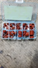 Ring Silicone Washer Assortment-Kit-Set VMQ Red Thickness