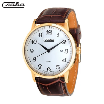 

Quartz wrist watch Slava Tradition 1399744/2115-300