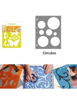 

CUTTING TEMPLATES SHAPED TRANSPARENT CIRCLE FOR SCRAPBOOKING
