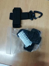 Guante de nailon multiusos, gancho, ventilador militar, guantes tácticos para exteriores, cuerda de escalada, almacenamiento, ajuste, guante para acampada, hebilla colgante