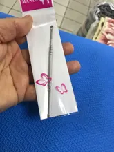 1PC de doble espiral de acero inoxidable oído a cuchara Extracción de cera de los oídos limpiador herramienta de oreja, Multi-función y portátil.