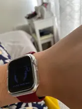 Multicolor de moldeo por inyección para Apple Watch serie SE/6/5/4/3/2 PC cubierta protectora delgada parachoques para iWatch/44/40 42mm/38mm