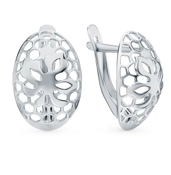 

Silver earrings sunlight sample 925 test