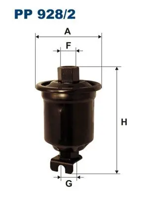 Фильтр топливный \Toyota Avensis 1.6i-2.0i 07/98-10/00 FILTRON P