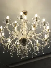 Crystal Chandelier Pendants Indoor-Lamp Tiffany Home-Lighting Living-Room Modern Lustres-De-Cristal-Decoration