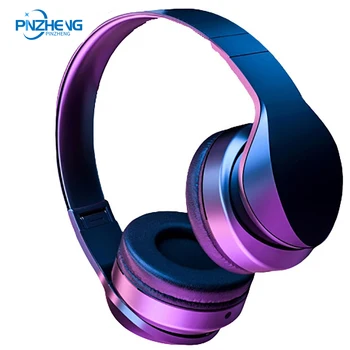 

PinZheng Bluetooth Headphones Active Noise 9D Stereo Wireless Headset Gaming Foldable Sport Bass Earphones For Music With Mic