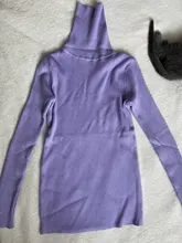 Slim Sweater Pullovers Soft-Shirt Turtleneck Black Jumpers Long-Sleeve Autumn Korean