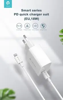 

Charge batteries Out PD Type-C 18W quick charge Set + cable