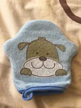 Cepillo para ducha de baño de algodón para bebé, Bola de toalla de frotamiento en polvo de esponja de modelado de animales Super suaves de dibujos animados para bebé y niño de 3 colores