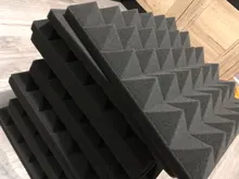 Paneles acústicos de espuma para estudio, tratamiento de aislamiento acústico, espuma insonorizada para pared de habitación, 30x30x5cm, 12/24 Uds.