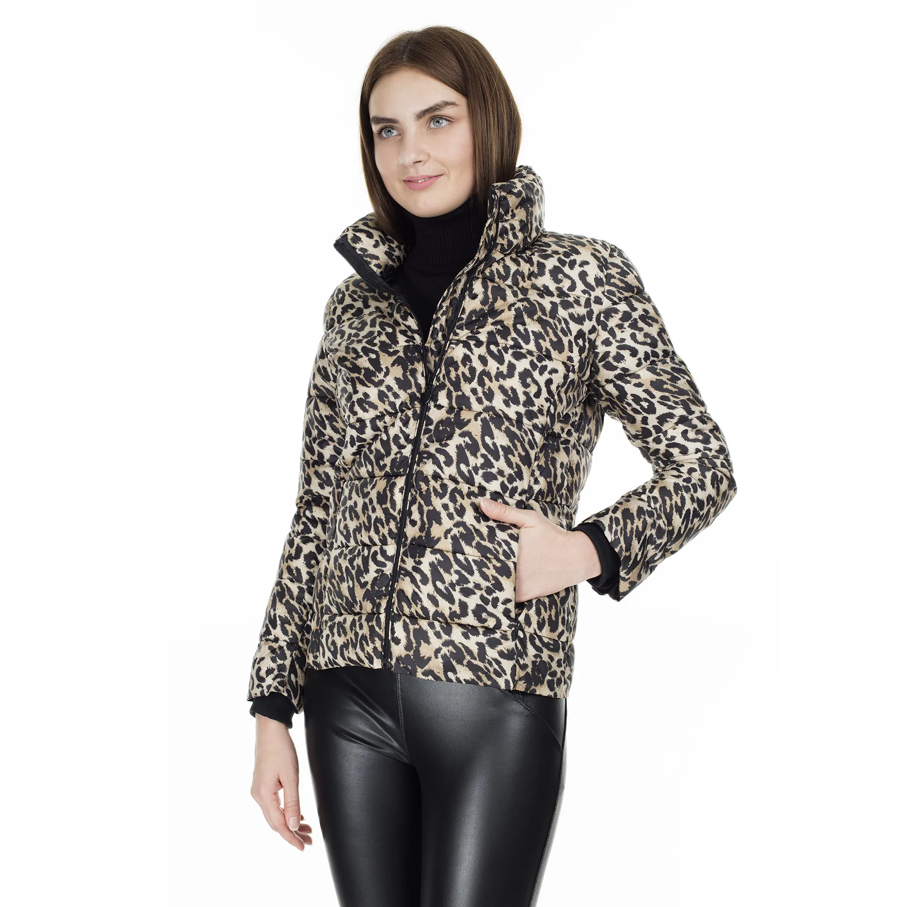 

Fashion Friends Leopard print Coats WOMEN COATS 9 K0467