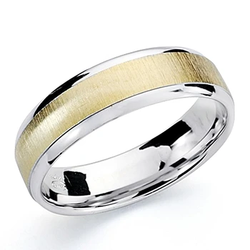 

Alliance 18k gold two tone 5,5mm. [8028GR] -Customizable-RECORDING INCLUDED IN THE PRICE