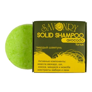 

Savonry solid shampoo symphony of freshness (avocado and cucumber)