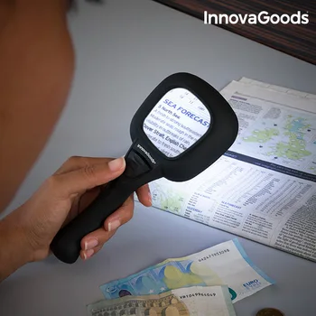 

Magnifying glass with LED light and ultraviolet 3X InnovaGoods