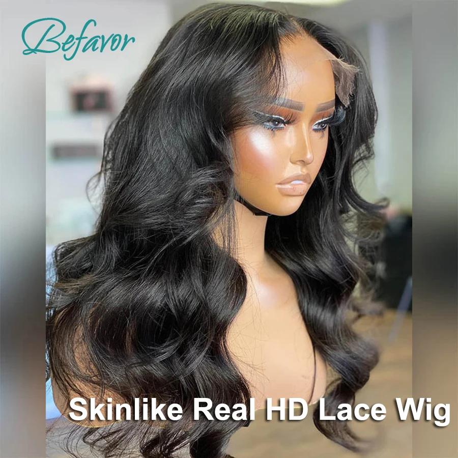 

13x6 HD Lace Frontal Wig 36inch Body Wave Lace Frontal Wig Pre Plucked Bleach Knots 5x5 HD Lace Closure Wig Brazilian Human Hair