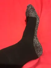 Calcetines térmicos de fibra de aluminio para invierno, calcetín grueso y cómodo para esquí de montaña, 35 grados, 1 par