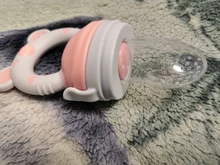 Chupete con mango de oso para bebé, alimentador de silicona de grado alimenticio PP, mordedor de tetina para entrenamiento de leche, fruta fresca, 1 Uds.