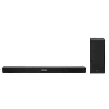 

LG Electronics SK5 Soundbar Hi-Res with dts Virtual: X, 360W power, Wireless bluetooth subwoofer, 1 HDMI, USB