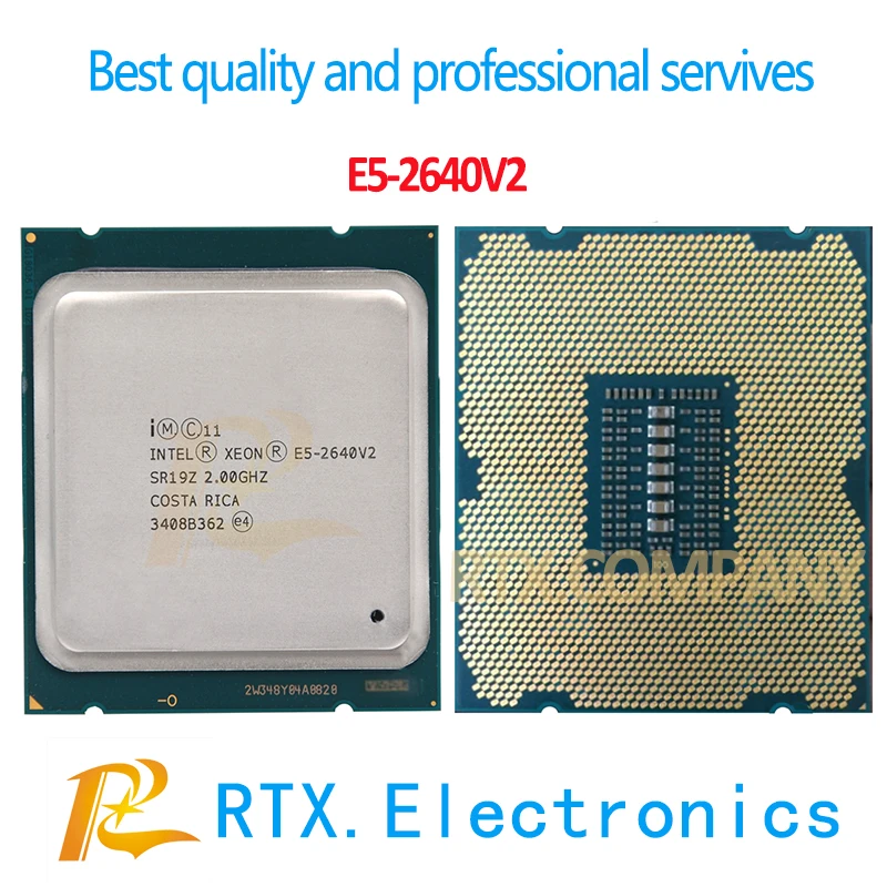 ПК компьютер Intel Xeon E5-2620V2 E5-2630V2 E5-2640V2 E5-2650V2 E5-2660V2 E5-2667V2 Процессор 6-ядерный/8-ядерный процессор сервер