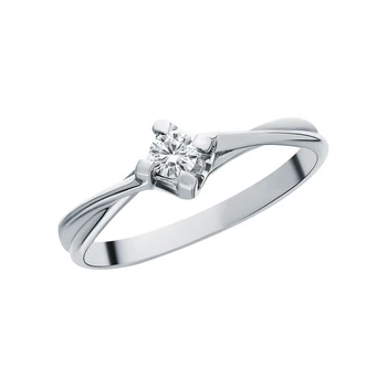 

Gold ring with diamonds sunlight sample 585