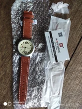 NAVIFORCE-reloj de cuarzo deportivo para hombre, cronógrafo de pulsera de cuero, estilo militar, informal, con fecha, marca de lujo, 2019