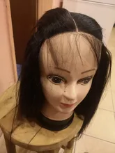 8-30 extensiones de cabello humano peruano liso, 3 mechones, no Remy, con cierre de encaje 4*4, mechones de tejido de doble trama con cierre