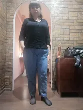 Pantalones vaqueros de estilo Boyfriend para mujer, pantalón de cintura alta, suavizante de talla grande, pantalones bombachos vaqueros de longitud completa, Retro Azul, gris, 4xl, 5xl