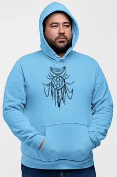 

Angemiel Wear Indian s Jewellery Blue Men 'S Hooded Sweatshirt