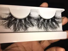 BossGirl-pestañas de visón esponjoso, 25mm, pestañas tupidas de visón, pestañas a granel, visón superancho, reutilizable, hermoso maquillaje