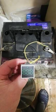 1 Uds 22MM voltímetro Digital LED medidor de tensión de AC12-500V Panel cuadrado de luz de indicador de rojo azul amarillo verde blanco